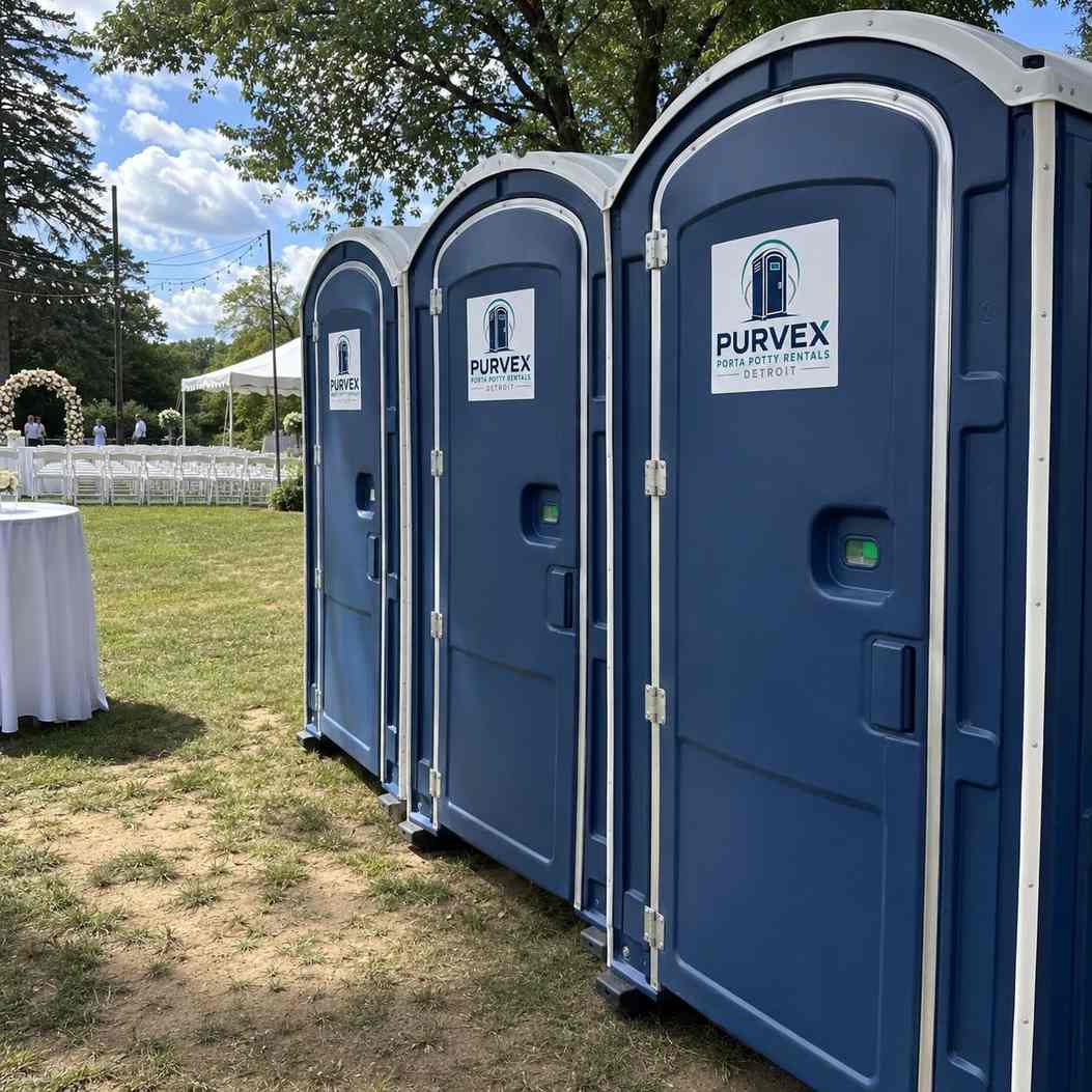 Wedding porta potty rental Detroit